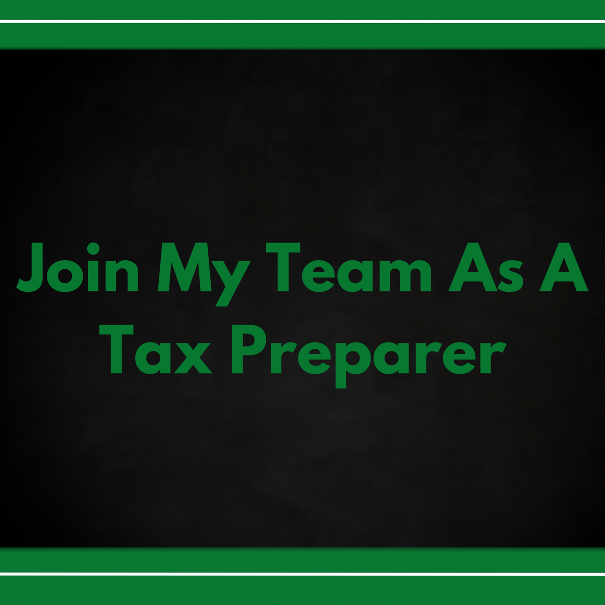 Join My Team As A Tax Preparerš¤