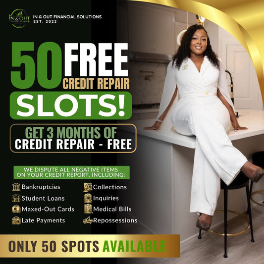 3 Months FREE Credit Repair – 50 Spots Only